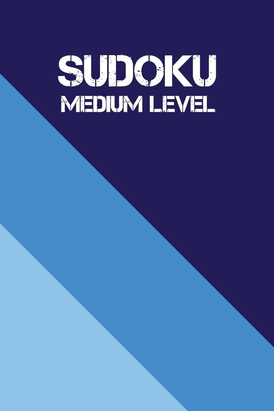 Couverture_Sudoku Medium Level