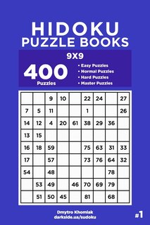 Front cover_Hidoku Puzzle Books - 400 Easy to Master Puzzles 9x9 (Volume 1)