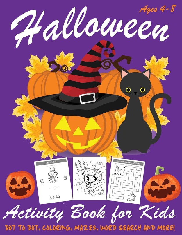 Front cover_Halloween Activity Book for Kids