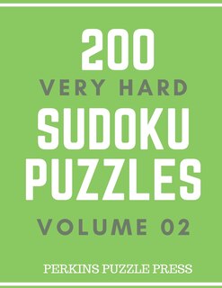 Front cover_200 Very Hard Sudoku Puzzles Volume 02