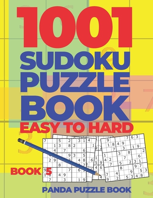Front cover_1001 Sudoku Puzzle Books Easy To Hard - Book 5