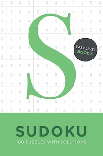 Front cover_Sudoku 100 Puzzles with Solutions. Easy Level Book 3