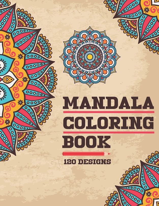 Front cover_Mandala Coloring Book 120 Designs