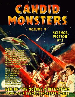 Front cover_Candid Monsters Volume 4 BEHIND THE SCENES & INTERVIEWS from your favorite monster movies