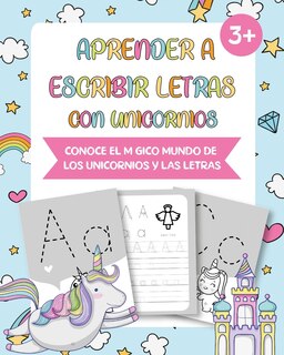 Front cover_Aprender a escribir letras con unicornios