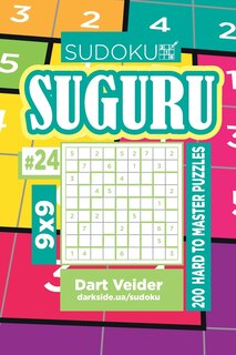 Front cover_Sudoku Suguru - 200 Hard to Master Puzzles 9x9 (Volume 24)