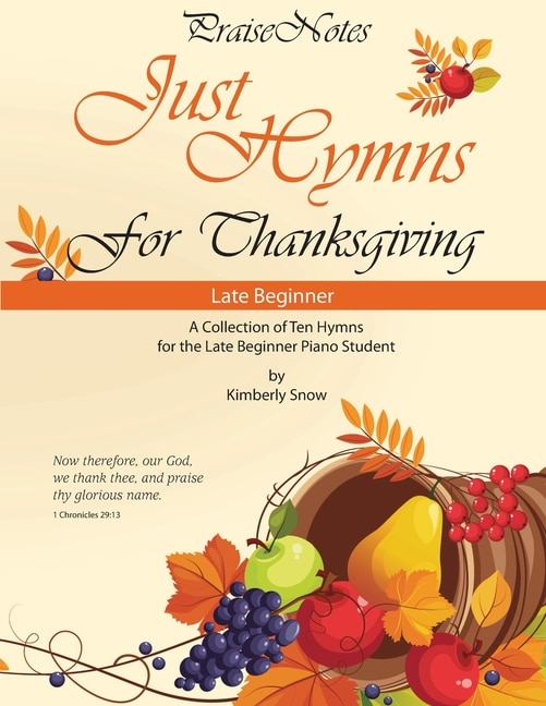 Front cover_Just Hymns for Thanksgiving