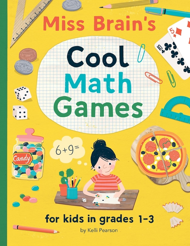 Front cover_Miss Brain's Cool Math Games