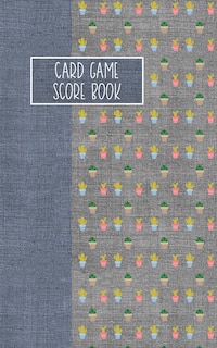 Front cover_Card Game Score Book