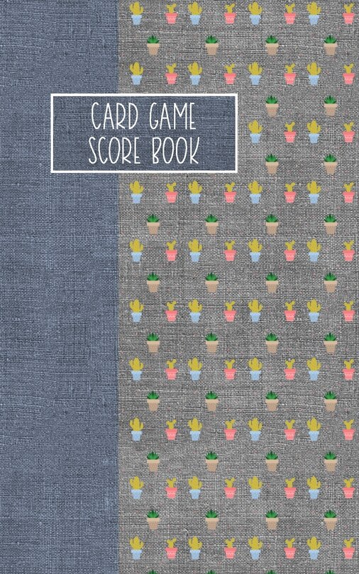 Front cover_Card Game Score Book
