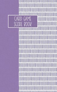 Front cover_Card Game Score Book