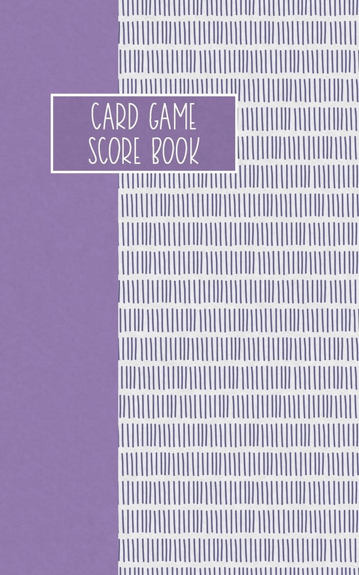 Front cover_Card Game Score Book
