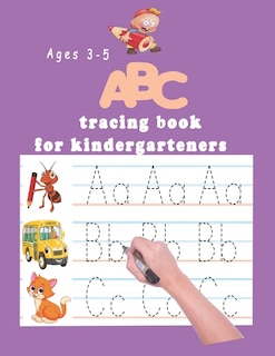 Couverture_ABC tracing book for kindergartners