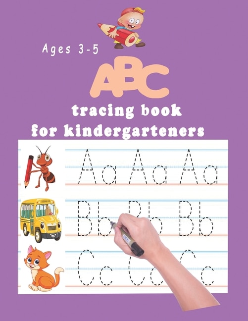 Couverture_ABC tracing book for kindergartners
