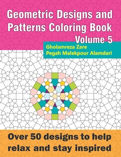 Front cover_Geometric Designs and Patterns Coloring Book Volume 5