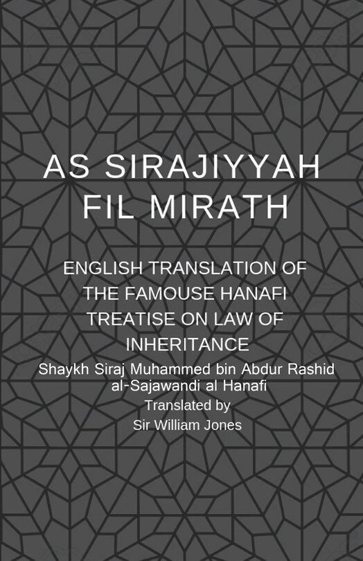 Front cover_As Sirajiyyah Fil Mirath