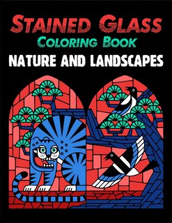 Front cover_Stained Glass Coloring Book