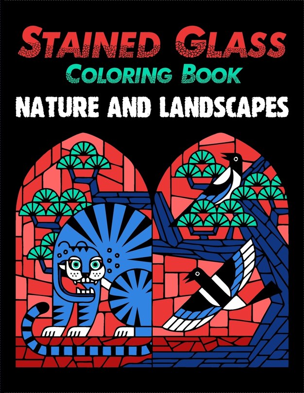 Front cover_Stained Glass Coloring Book