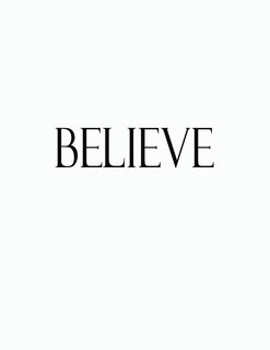 Front cover_Believe