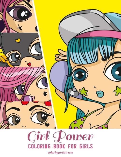 Girl Power Coloring Book for Girls