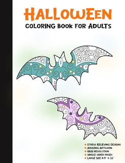 Front cover_Halloween Coloring Book for Adults