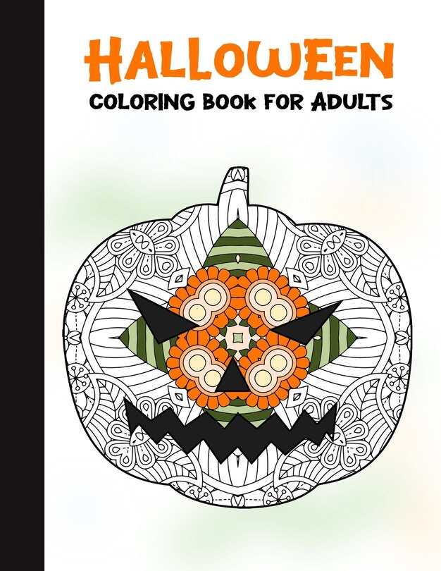 Front cover_Halloween Coloring Book for Adults
