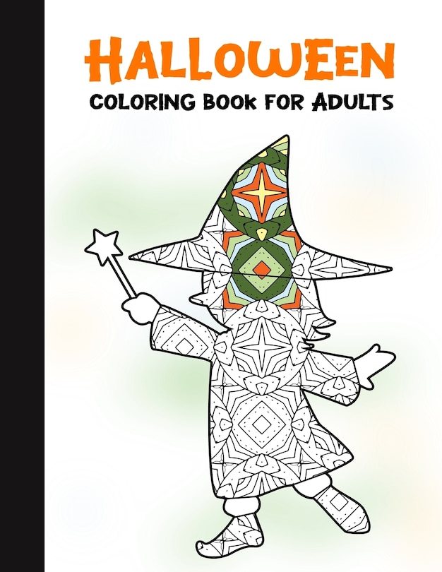 Front cover_Halloween Coloring Book for Adults