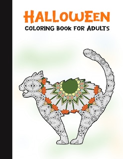 Front cover_Halloween Coloring Book for Adults
