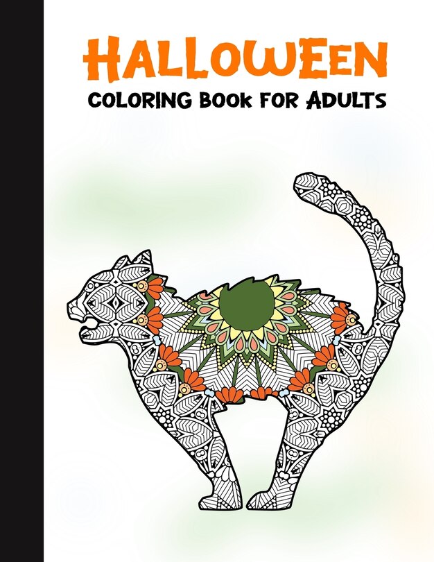 Front cover_Halloween Coloring Book for Adults
