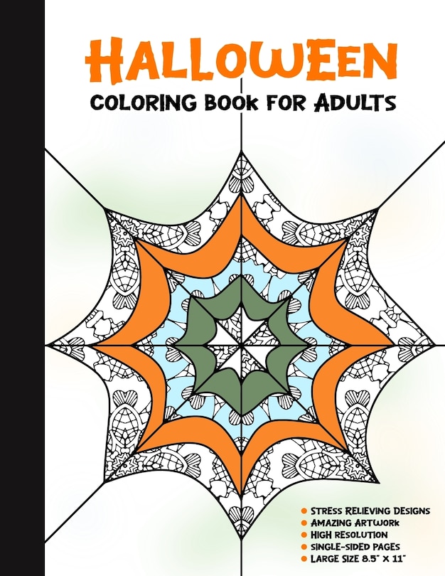 Front cover_Halloween Coloring Book for Adults