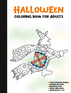 Front cover_Halloween Coloring Book for Adults