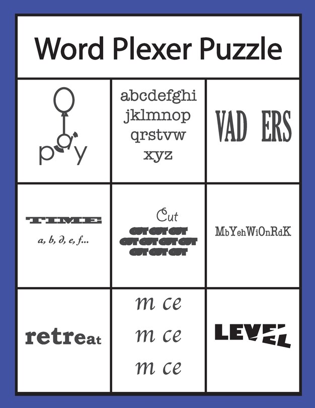 Front cover_Word Plexer Puzzle