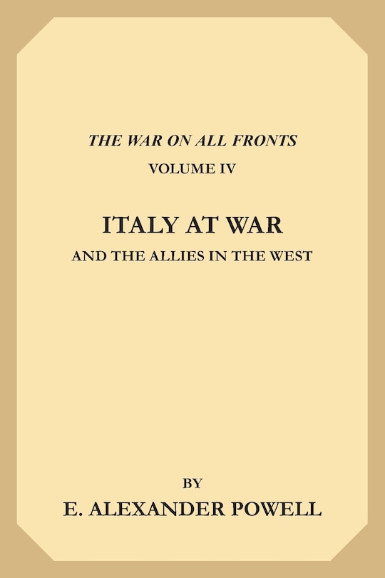 Couverture_Italy at War and the Allies in the West
