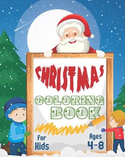 Couverture_Christmas Coloring Book For Kids Ages 4-8