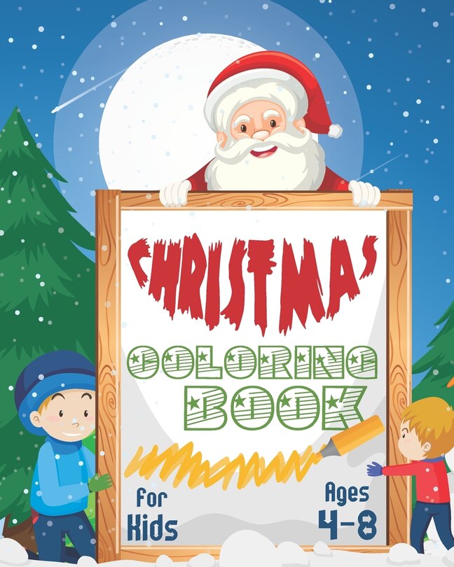 Couverture_Christmas Coloring Book For Kids Ages 4-8