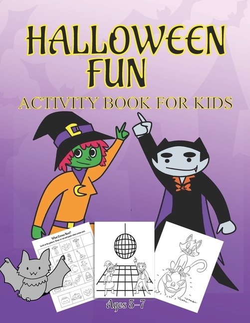 Front cover_Halloween Fun Activity Book Ages 5-7
