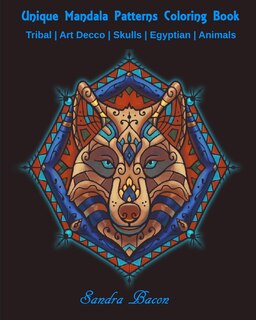 Front cover_Unique Mandala Patterns Coloring Book