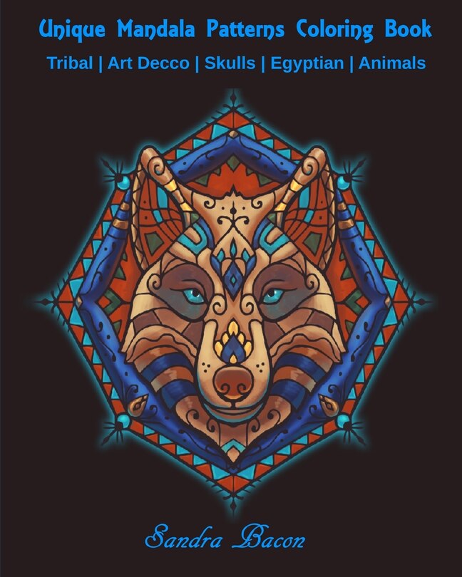 Front cover_Unique Mandala Patterns Coloring Book
