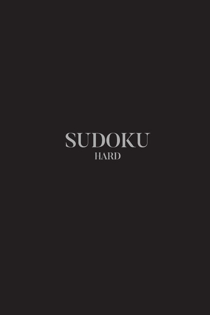 Sudoku Hard: 100 Hard Level Sudoku Puzzles, 6x9 Travel Size, Great Gift for Sudoku Lovers, Puzzle Book, Get Well Soon Gift