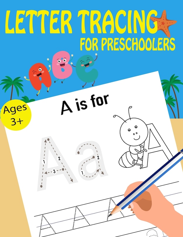 Front cover_Letter Tracing Book For Preschoolers