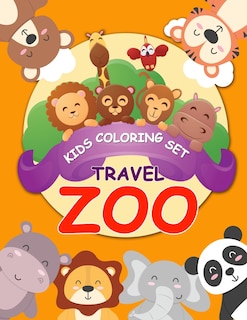 Front cover_Kids Coloring Set Travel Zoo