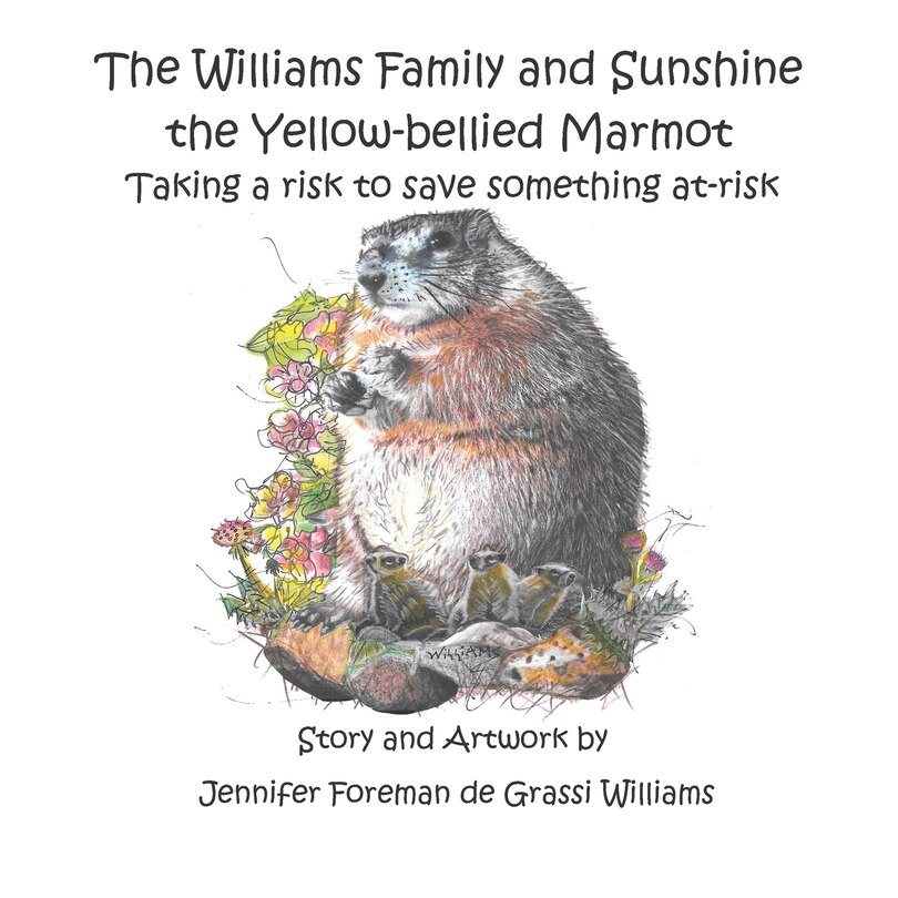 Front cover_The Williams Family and Sunshine the Yellow-bellied Marmot