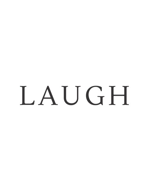 Laugh: A Decorative Book - Perfect for Coffee Tables, Bookshelves, Interior Design & Home Staging
