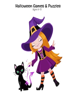 Front cover_Halloween Games & Puzzles Ages 8-12