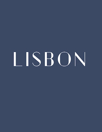 Lisbon: A Decorative Book │ Perfect for Stacking on Coffee Tables & Bookshelves │ Customized Interior Design & Home Decor