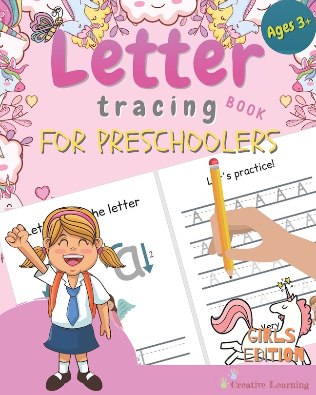 Front cover_Letter Tracing Book for Preschoolers