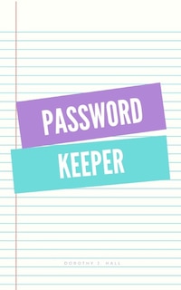 Front cover_Password keeper