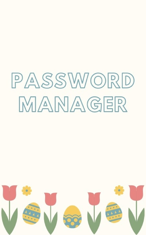 Front cover_Password manager