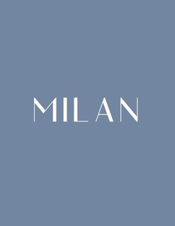 Milan: A Decorative Book │ Perfect for Stacking on Coffee Tables & Bookshelves │ Customized Interior Design & Home Decor