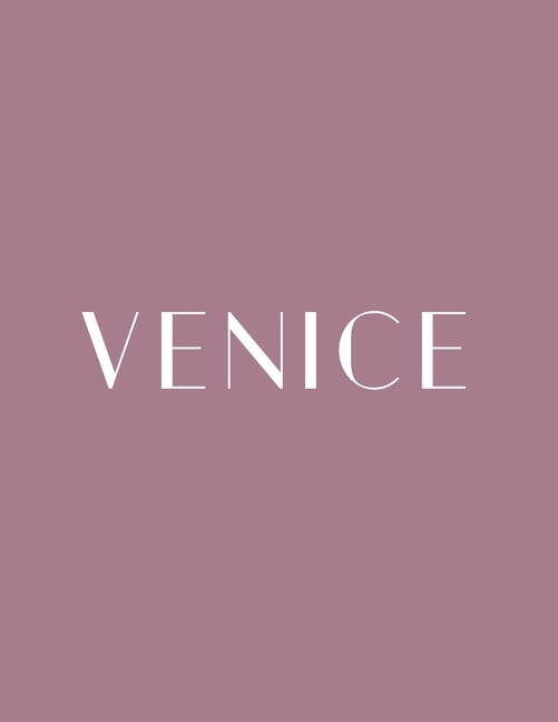 Venice: A Decorative Book │ Perfect for Stacking on Coffee Tables & Bookshelves │ Customized Interior Design & Home Decor